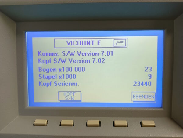 Papierzählmaschine Vacuumatic Vicount E – Bild 7